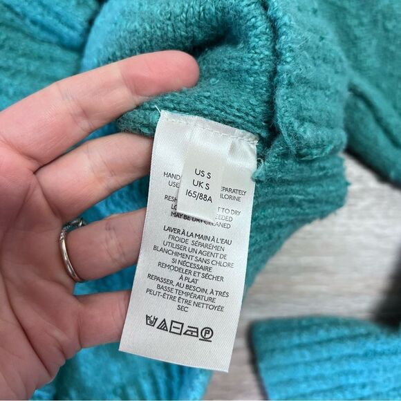 Free people reverie v neck puff sleeve sweater women’s size‎ S - Picture 6 of 8